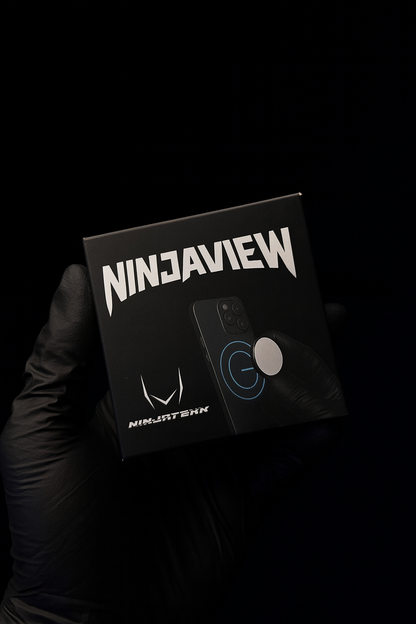 The Ninja View - Magnetic MagSafe IPhone Mirror for Rear Camera Selfies | Better Quality, Perfect Framing